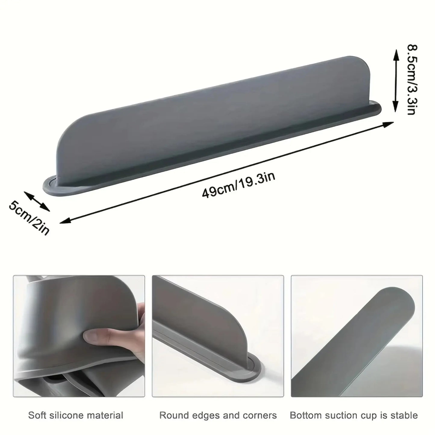 💦 No More Water Mess! Silicone Sink Splash Guard