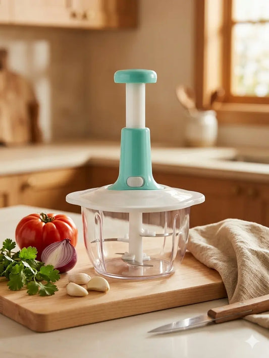 Premium 2L Manual Hand-Push Chopper 🔪✨