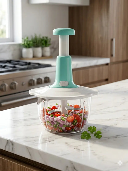 Premium 2L Manual Hand-Push Chopper 🔪✨