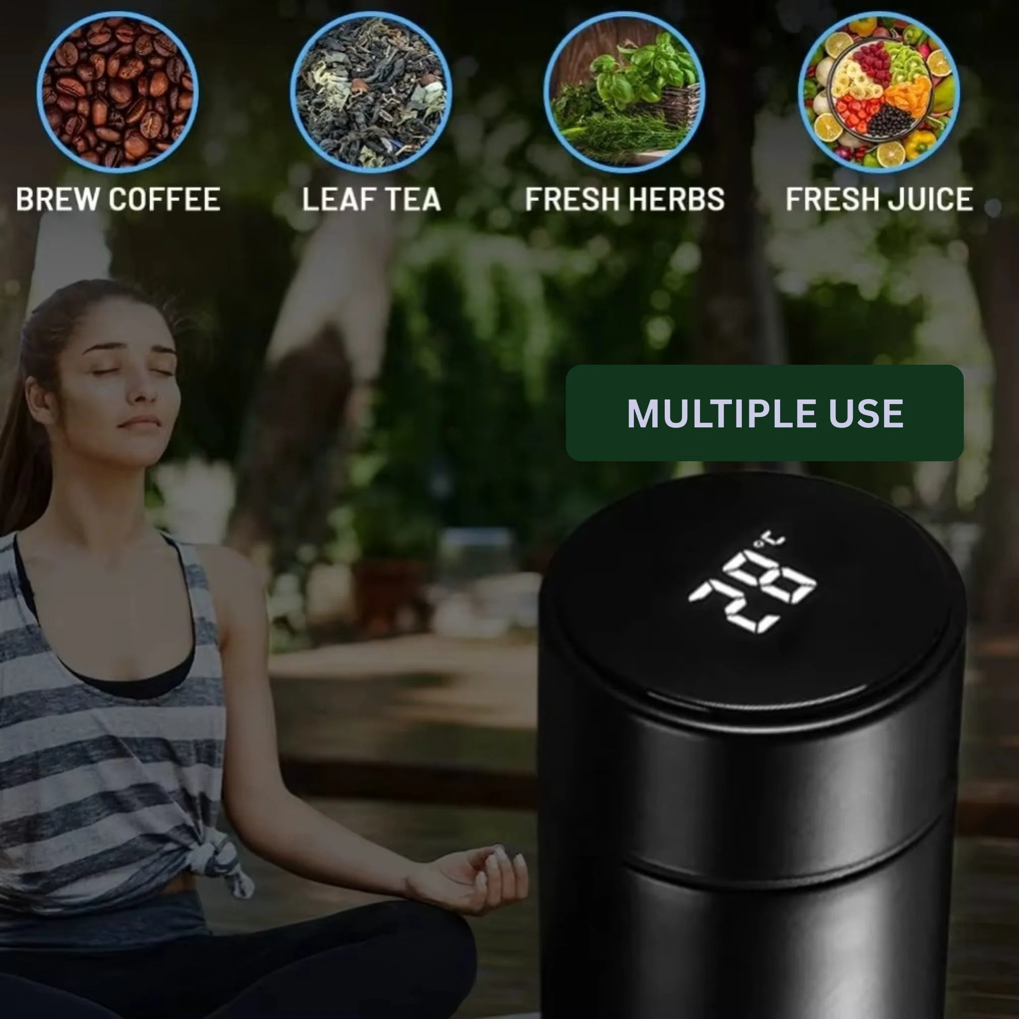 Premium 500ml Stainless Steel Thermos Bottle – Leak-Proof & Insulated