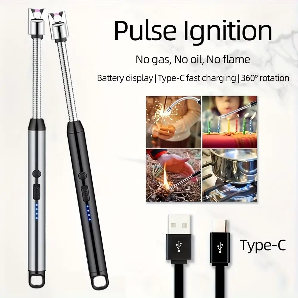 No Gas, No Fuel – USB Rechargeable Electric Lighter