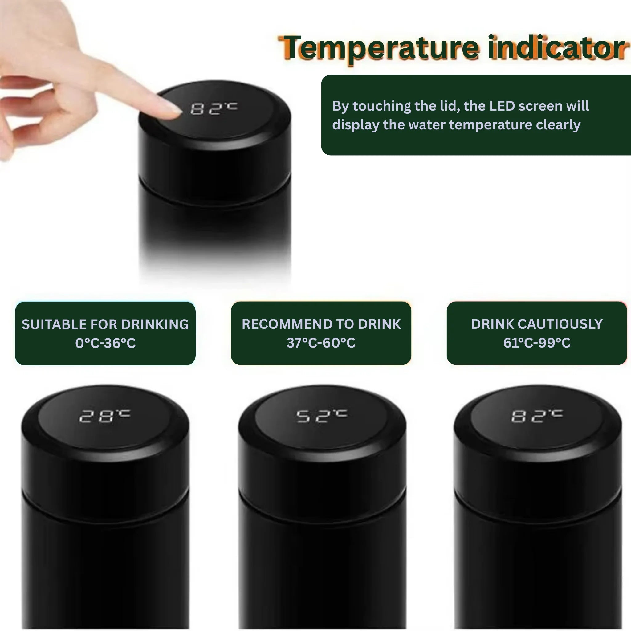 Premium 500ml Stainless Steel Thermos Bottle – Leak-Proof & Insulated