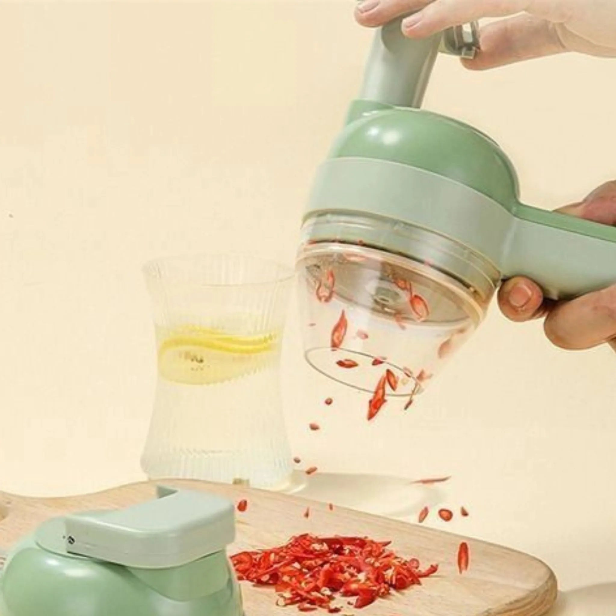 ⭐ Turbo Handheld Electric Vegetable Chopper – Fast, Easy & Mess-Free Cutting!