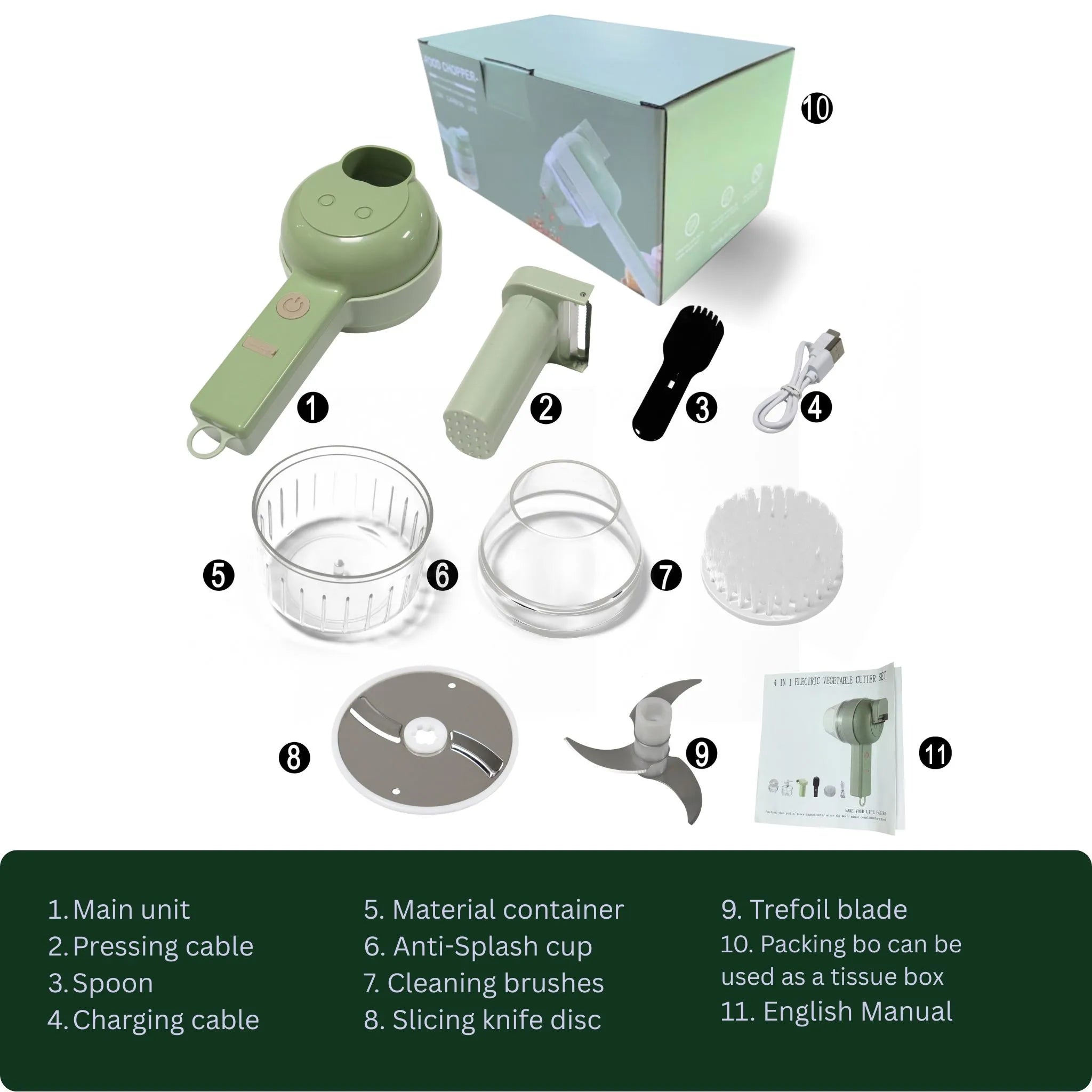 ⭐ Turbo Handheld Electric Vegetable Chopper – Fast, Easy & Mess-Free Cutting!