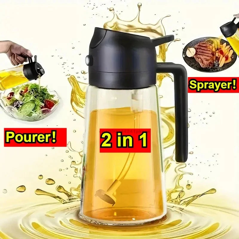 🍟🔥 Mess-Free Oil Pouring Bottle | Smart Flow Control + Stylish Design