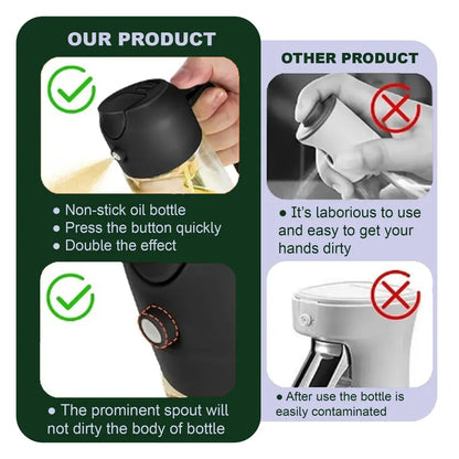 🍟🔥 Mess-Free Oil Pouring Bottle | Smart Flow Control + Stylish Design