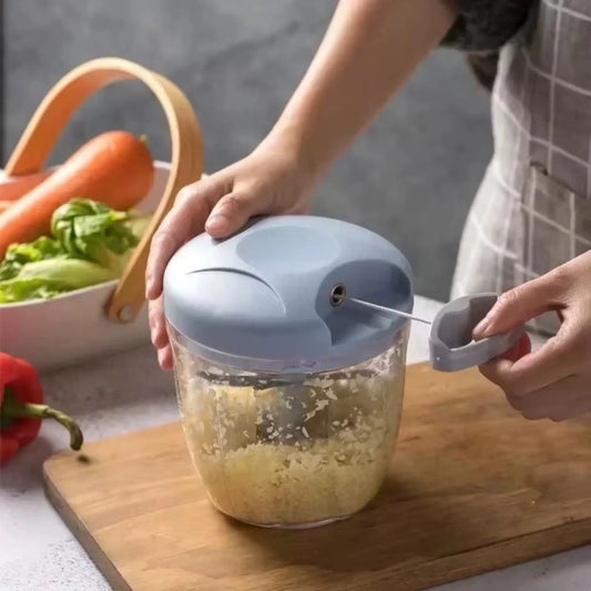 Manual Hand Pull Food Chopper – Fast Vegetable & Meat Cutting