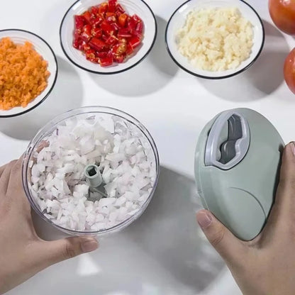 Manual Hand Pull Food Chopper – Fast Vegetable & Meat Cutting